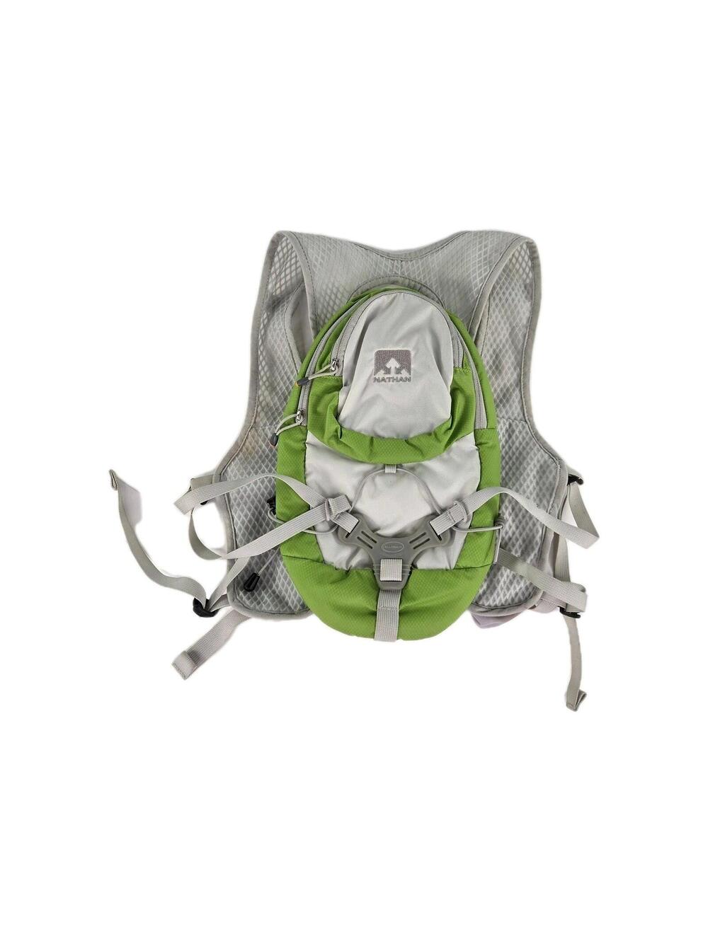 Nathan Intensity 2L Hydration Pack Backpack Running Vest Gray Green
